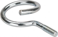 Cooper B-Line - 1-1/4" Pipe, Steel Threaded Bridle Rings - Silver, Zinc Plated, 50 Lb Capacity - Americas Industrial Supply