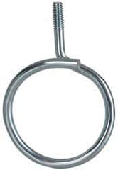 Cooper B-Line - 2" Pipe, Steel Threaded Bridle Rings - Silver, Zinc Plated, 50 Lb Capacity - Americas Industrial Supply