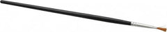 PRO-SOURCE - #2 Nylon Artist's Paint Brush - 5/32" Wide, 1/4" Bristle Length, 5-1/2" Wood Handle - Americas Industrial Supply