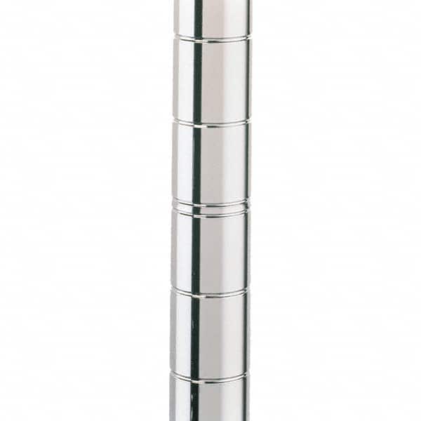 Metro - 1" Wide x 63" High x 1" Long Open Shelving Mobile Shelving Post - Americas Industrial Supply