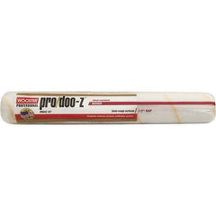 Wooster Brush - 1/2" Nap, 18" Wide Paint Roller - Semi-Rough Texture, Woven - Americas Industrial Supply