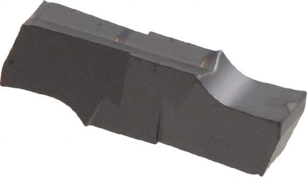 Iscar - 318020GIPI Grade IC908, 3.18mm Cutting Width Carbide Grooving Insert - Neutral, 0.2mm Corner Radius, TiAlN Finish - Americas Industrial Supply