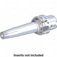 Kennametal - 25mm Hole Diam, HSK63A Taper Shank Shrink Fit Tool Holder & Adapter - 160mm Projection, 44mm Nose Diam, 47mm Clamping Depth, 25,000 RPM, Through Coolant - Exact Industrial Supply