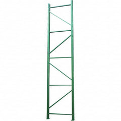 Vestil - 24,000 Lb Capacity Heavy-Duty Framing Upright Pallet Storage Rack - 42" Wide x 120" High x 42" Deep, Green - Americas Industrial Supply