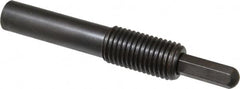 Vlier - 1-8, 2" Thread Length, 1-1/2" Plunger Projection, Steel Threaded Spring Plunger - 0.5000 (Hex)" Max Plunger Diam, Long, 7" Plunger Length, 16 Lb Init End Force, 68 Lb Final End Force, 0.5" Hex - Americas Industrial Supply