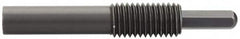 Vlier - 1-8, 2" Thread Length, 1" Plunger Projection, Steel Threaded Spring Plunger - 0.5000 (Hex)" Max Plunger Diam, Long, 7" Plunger Length, 4 Lb Init End Force, 22 Lb Final End Force, 0.5" Hex - Americas Industrial Supply