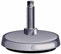 Barrymount - Stud Mount Leveling Pad & Mount - 100 Max Lb Capacity, 2" Base Diam - Americas Industrial Supply