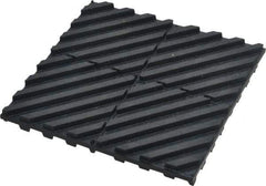Barrymount - 4" Long x 4" Wide x 5/16" Thick, Neoprene, Machinery Leveling Pad & Mat - Americas Industrial Supply