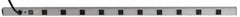 Wiremold - 10 Outlets, 120 Volts, 20 Amps, 6' Cord, Power Outlet Strip - Rack Mount, L5-20P NEMA Configuration, cULus, UL Listed File 1449 - Americas Industrial Supply