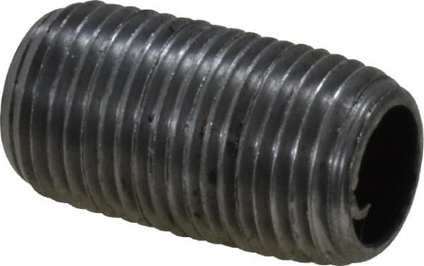 Value Collection - Schedule 40, 1/8" Diam x 3/4" Long Steel Black Pipe Nipple - Threaded - Americas Industrial Supply