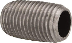 Value Collection - Schedule 40, 1/4" Diam x 7/8" Long Steel Black Pipe Nipple - Threaded - Americas Industrial Supply