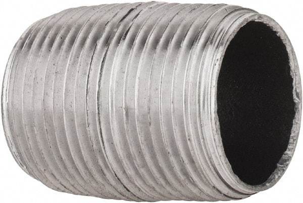 B&K Mueller - Schedule 40, 3/4" Diam x 1-3/8" Long Steel Black Pipe Nipple - Threaded - Americas Industrial Supply