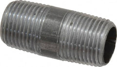 Value Collection - Schedule 40, 3/8" Diam x 1-1/2" Long Steel Black Pipe Nipple - Threaded - Americas Industrial Supply