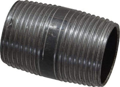 Value Collection - Schedule 40, 3/4" Diam x 1-1/2" Long Steel Black Pipe Nipple - Threaded - Americas Industrial Supply