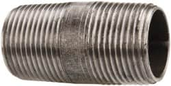 Value Collection - Schedule 40, 3/4" Diam x 2" Long Steel Black Pipe Nipple - Threaded - Americas Industrial Supply