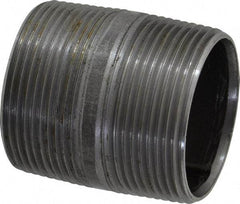 Value Collection - Schedule 40, 1-1/2" Diam x 2" Long Steel Black Pipe Nipple - Threaded - Americas Industrial Supply