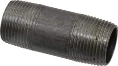 Value Collection - Schedule 40, 3/4" Diam x 2-1/2" Long Steel Black Pipe Nipple - Threaded - Americas Industrial Supply