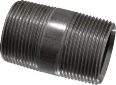 Value Collection - Schedule 40, 1-1/4" Diam x 2-1/2" Long Steel Black Pipe Nipple - Threaded - Americas Industrial Supply