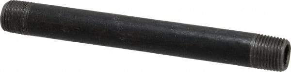 B&K Mueller - Schedule 40, 1/8" Diam x 3-1/2" Long Steel Black Pipe Nipple - Threaded - Americas Industrial Supply