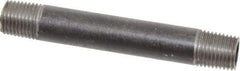 Value Collection - Schedule 40, 1/4" Diam x 3-1/2" Long Steel Black Pipe Nipple - Threaded - Americas Industrial Supply