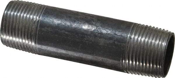 Value Collection - Schedule 40, 3/4" Diam x 3-1/2" Long Steel Black Pipe Nipple - Threaded - Americas Industrial Supply