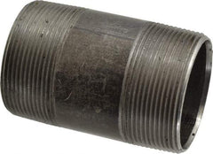 Value Collection - Schedule 40, 2" Diam x 3-1/2" Long Steel Black Pipe Nipple - Threaded - Americas Industrial Supply