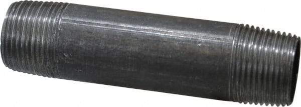 Value Collection - Schedule 40, 3/4" Diam x 4" Long Steel Black Pipe Nipple - Threaded - Americas Industrial Supply