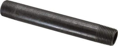 Value Collection - Schedule 40, 3/8" Diam x 4-1/2" Long Steel Black Pipe Nipple - Threaded - Americas Industrial Supply