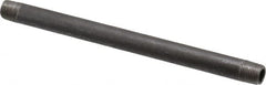 Value Collection - Schedule 40, 1/8" Diam x 5-1/2" Long Steel Black Pipe Nipple - Threaded - Americas Industrial Supply