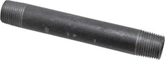 Value Collection - Schedule 40, 1/2" Diam x 5-1/2" Long Steel Black Pipe Nipple - Threaded - Americas Industrial Supply