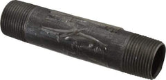 Value Collection - Schedule 40, 1" Diam x 5-1/2" Long Steel Black Pipe Nipple - Threaded - Americas Industrial Supply