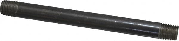 Value Collection - Schedule 40, 1/4" Diam x 6" Long Steel Black Pipe Nipple - Threaded - Americas Industrial Supply