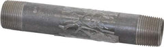 B&K Mueller - Schedule 40, 1" Diam x 7" Long Steel Black Pipe Nipple - Threaded - Americas Industrial Supply