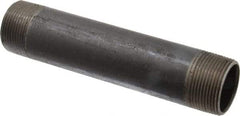 B&K Mueller - Schedule 40, 1-1/4" Diam x 7" Long Steel Black Pipe Nipple - Threaded - Americas Industrial Supply