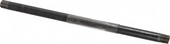 Value Collection - Schedule 40, 1/8" Diam x 8" Long Steel Black Pipe Nipple - Threaded - Americas Industrial Supply