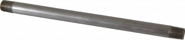 Value Collection - Schedule 40, 1/4" Diam x 8" Long Steel Black Pipe Nipple - Threaded - Americas Industrial Supply