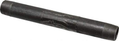 Value Collection - Schedule 40, 3/4" Diam x 8" Long Steel Black Pipe Nipple - Threaded - Americas Industrial Supply