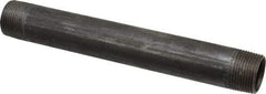 B&K Mueller - Schedule 40, 1" Diam x 9" Long Steel Black Pipe Nipple - Threaded - Americas Industrial Supply