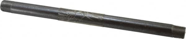 Value Collection - Schedule 40, 3/8" Diam x 10" Long Steel Black Pipe Nipple - Threaded - Americas Industrial Supply