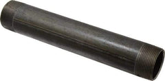 B&K Mueller - Schedule 40, 1-1/2" Diam x 10" Long Steel Black Pipe Nipple - Threaded - Americas Industrial Supply