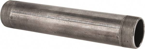 B&K Mueller - Schedule 40, 2" Diam x 12" Long Steel Black Pipe Nipple - Threaded - Americas Industrial Supply