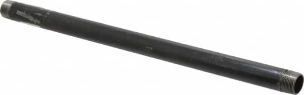 B&K Mueller - Schedule 40, 3/4" Diam x 18" Long Steel Black Pipe Nipple - Threaded - Americas Industrial Supply