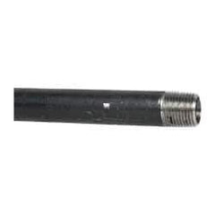 B&K Mueller - Schedule 40, 1/2" Diam x 24" Long Steel Black Pipe Nipple - Threaded - Americas Industrial Supply