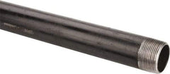 B&K Mueller - Schedule 40, 1-1/4" Diam x 24" Long Steel Black Pipe Nipple - Threaded - Americas Industrial Supply