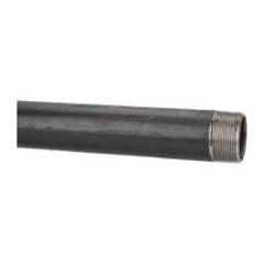 B&K Mueller - Schedule 40, 1-1/2" Diam x 24" Long Steel Black Pipe Nipple - Threaded - Americas Industrial Supply