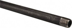 B&K Mueller - Schedule 40, 1/2" Diam x 30" Long Steel Black Pipe Nipple - Threaded - Americas Industrial Supply