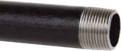 B&K Mueller - Schedule 40, 3/4" Diam x 30" Long Steel Black Pipe Nipple - Threaded - Americas Industrial Supply