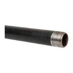 B&K Mueller - Schedule 40, 1" Diam x 30" Long Steel Black Pipe Nipple - Threaded - Americas Industrial Supply
