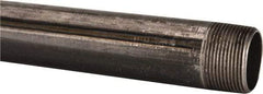 B&K Mueller - Schedule 40, 1-1/4" Diam x 60" Long Steel Black Pipe Nipple - Threaded - Americas Industrial Supply