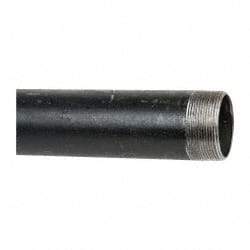 B&K Mueller - Schedule 40, 2" Diam x 60" Long Steel Black Pipe Nipple - Threaded - Americas Industrial Supply